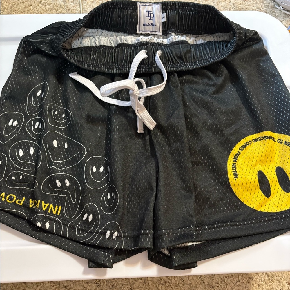 Inaka Power Black and White Athletic Shorts